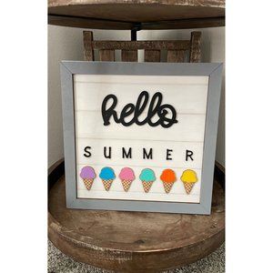 Hello Summer Sign
